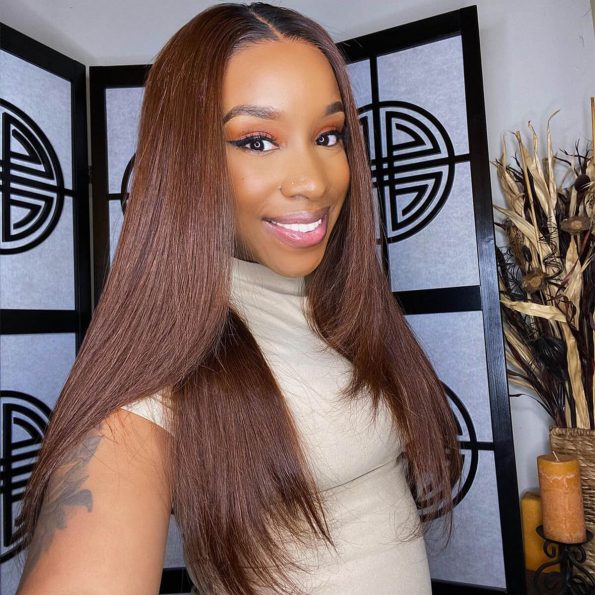 ombre brown with dark roots glueless wig (3)