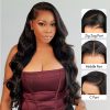 13×6 Full frontal pull go loose body wave wig