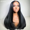 super double drawn bone straight wig mid length (2)