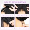 kinky curly half wig (2)