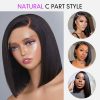 6×5 bone straight bob wig sdd